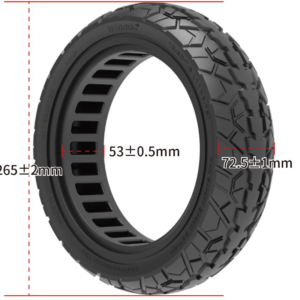 E-scooter riepa 11x2.75-53, pilna, O090